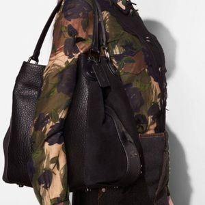 Anne Klein Black Leather Bag (Coach Lookalike!)